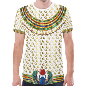 MEDJAY LCC WHITE New All Over Print T-shirt for Men