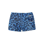 BLUE TIGER CROCO SKIN Women's All Over Print Boyshort Panties