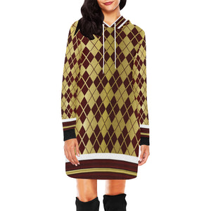 ARLEQUIN BRDX All Over Print Hoodie Mini Dress
