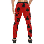 DRILLIN RED Men's All Over Print Sweatpants (Model L11)