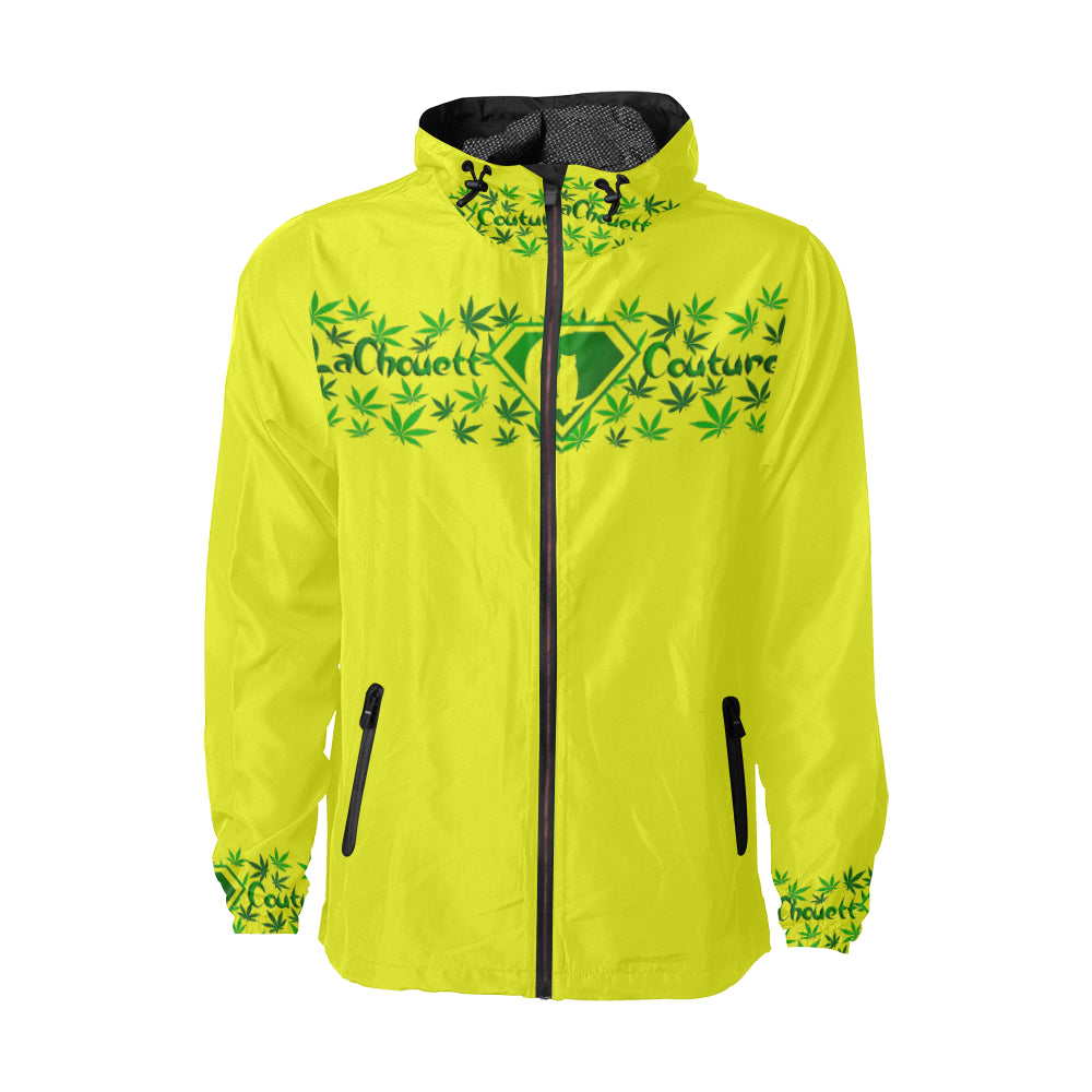 SUPER LCC YELLOW WEED Unisex All Over Print Windbreaker