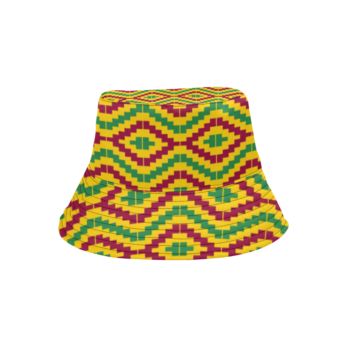 KENTE FRACTAL All Over Print Bucket Hat