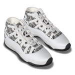 BANDANA WHT Men's High Top Basketball Shoes