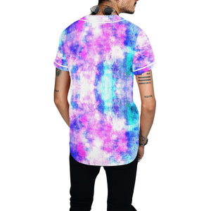 COLORFULL All Over Print Baseball Jersey for Men