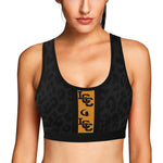 JAGUAR SKIN LCC Women's All Over Print Sports Bra