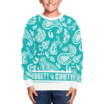 BANDANA PAISLEY Kids' All Over Print Sweatshirt