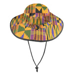 KENTE FULLY Wide Brim Bucket Hat