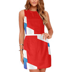 FRANCE Women's Sleeveless Dress