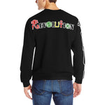 REVOLUTION BLC Men's Rib Cuff Crew Neck Sweatshirt