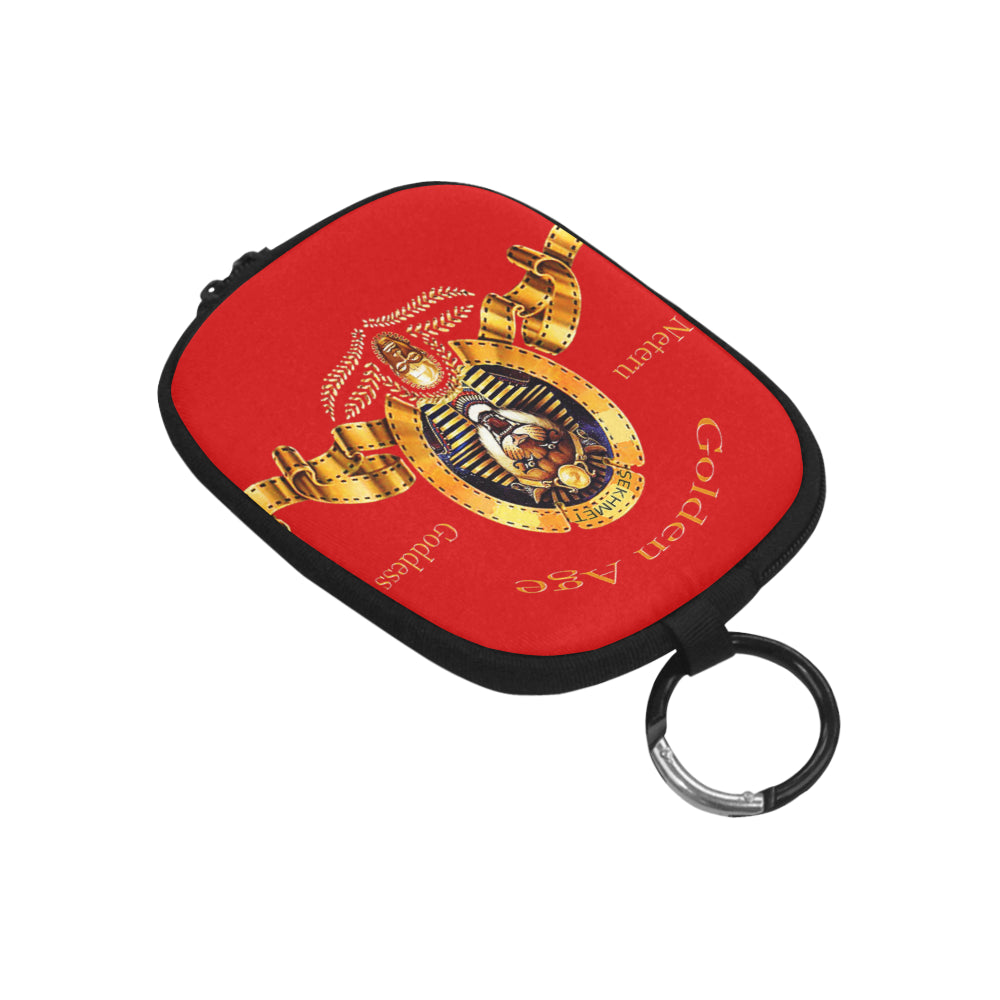 SEKHMET GODDESS RED Coin Purse (Model 1605)