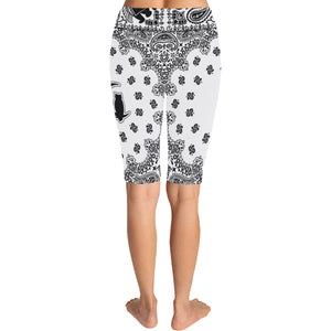 BANDANA WYT All Over Print Knee Length Leggings