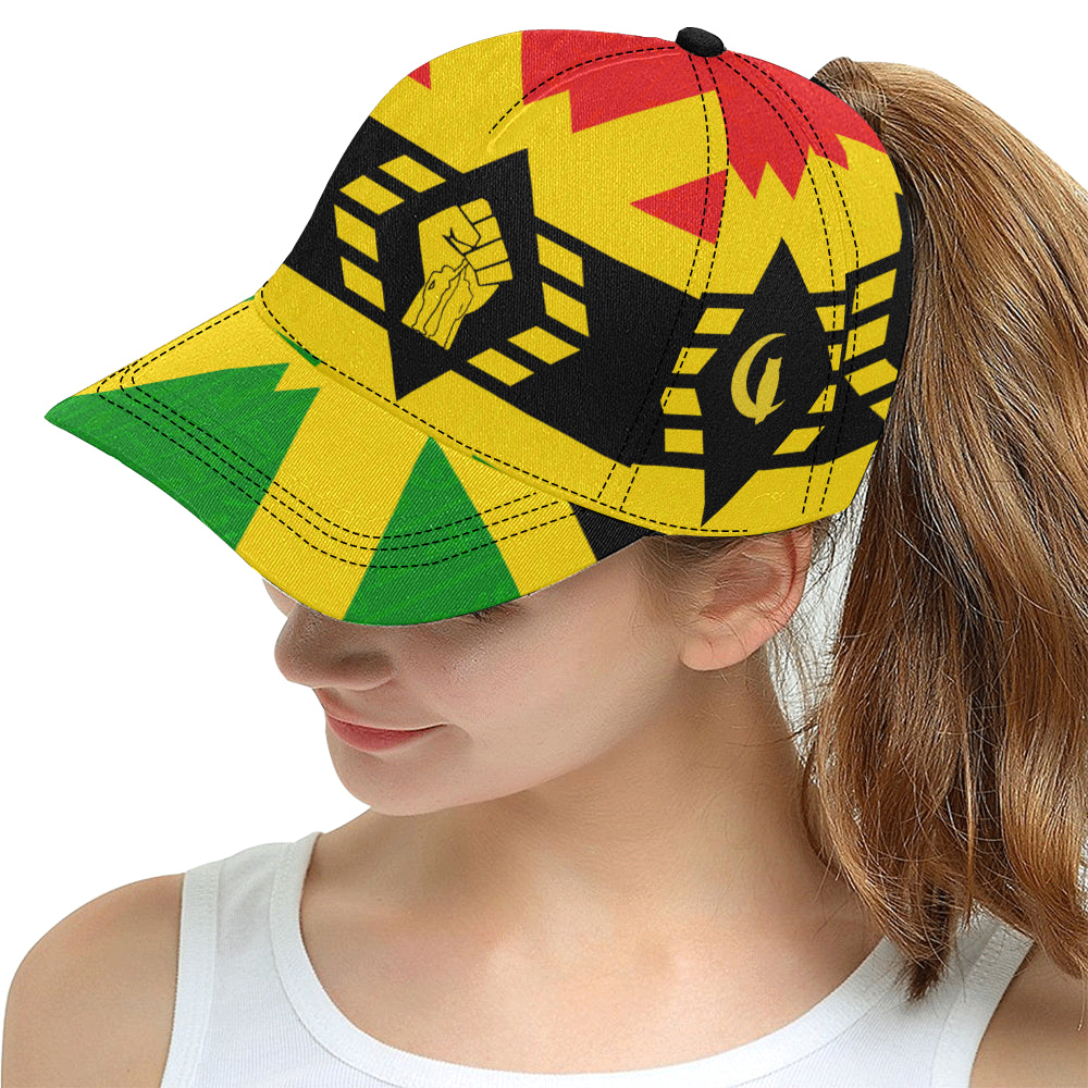 FIST UP RBG All Over Print Snapback Hat D