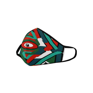 TEMBE ART Mouth Mask in One Piece (2 Filters Included)