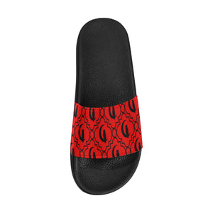 ELEGANCE R BLACC Men's Slide Sandals (Model 057)