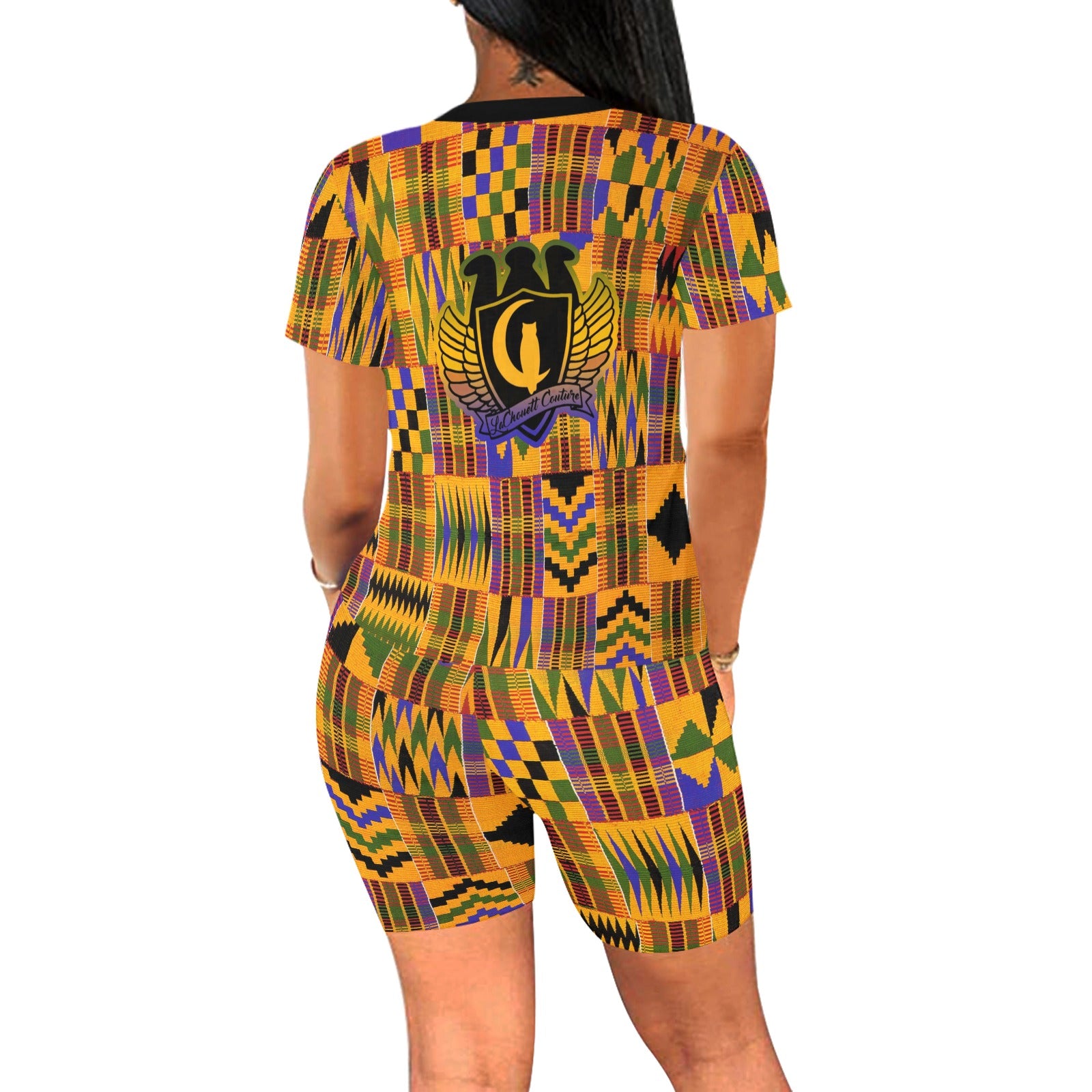 KENTE ATEF CROWN Women's Short Yoga Set