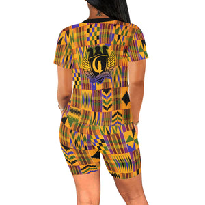 KENTE ATEF CROWN Women's Short Yoga Set