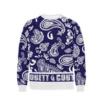 BANDANA PAISLEY Men's Rib Cuff Crew Neck Sweatshirt