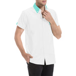 SALE SUD Men's All Over Print Short Sleeve Shirt
