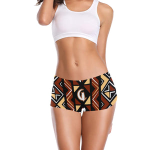 Bogolan Style Women's All Over Print Boyshort Panties