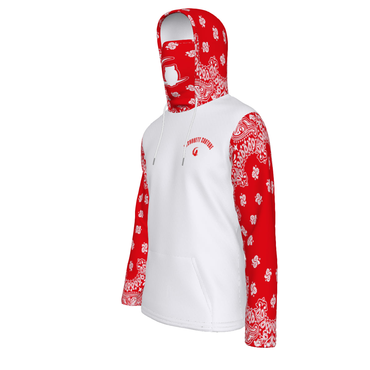 BANDANA Bs' UP Unisex Pullover Hoodie With Mask