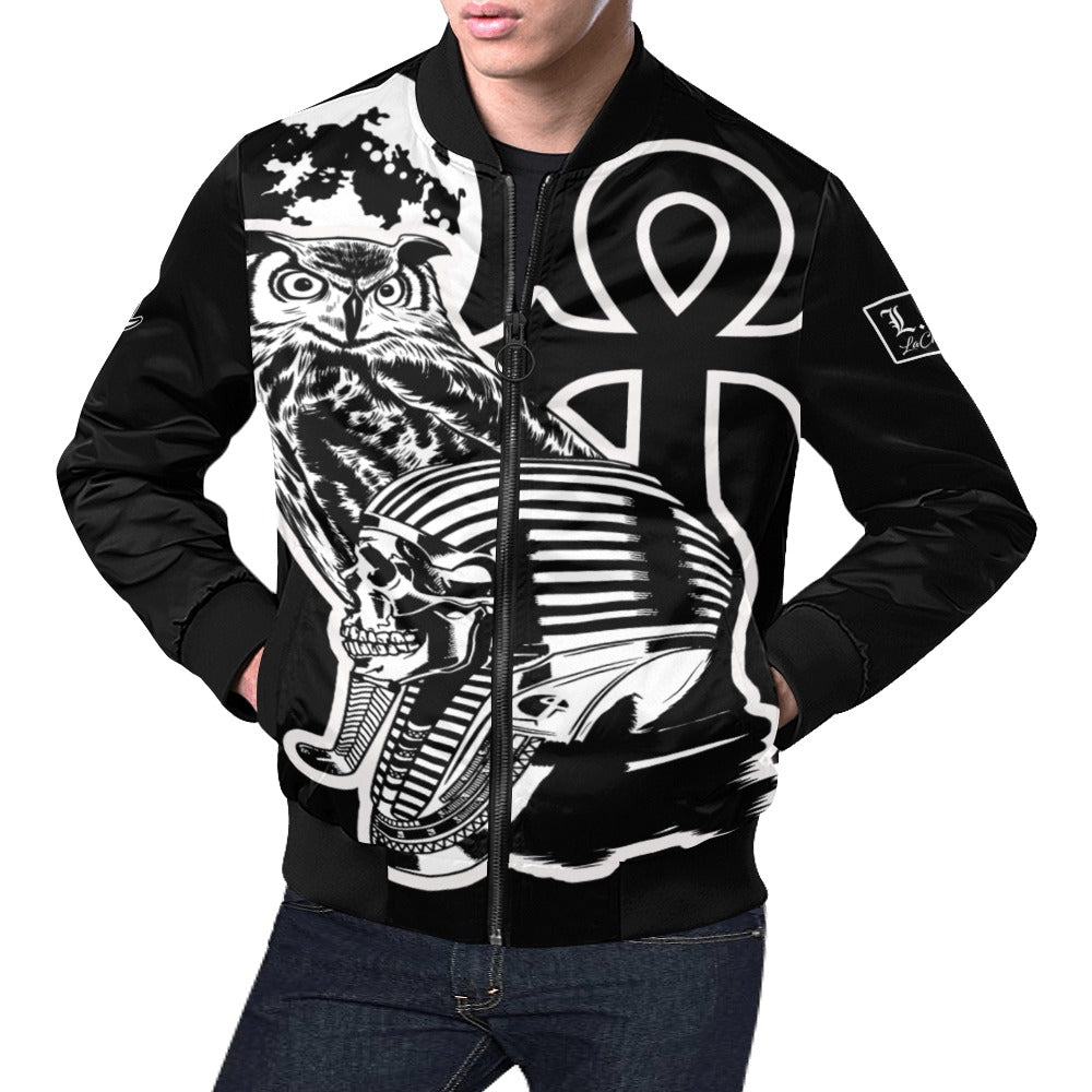 LCC GOTHIC All Over Print Bomber Jacket for Men