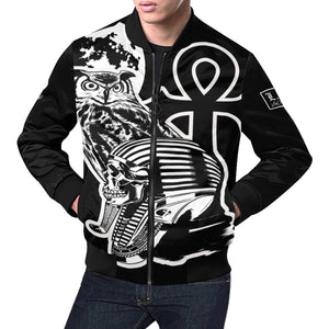 LCC GOTHIC All Over Print Bomber Jacket for Men