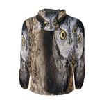 OWL IN HOLE All Over Print Windbreaker for Unisex