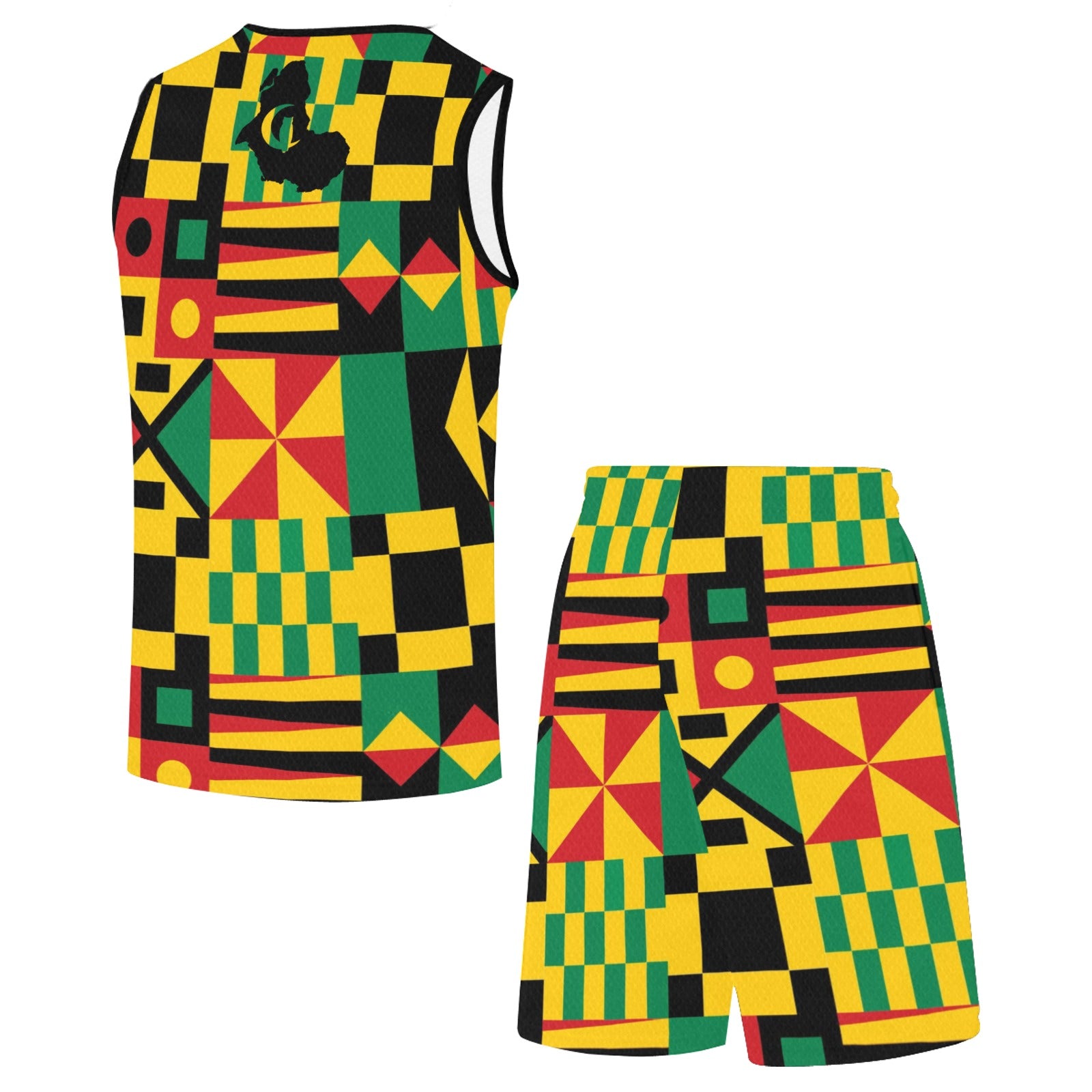 KENTE BUTAN Basketball Uniform with Pocket