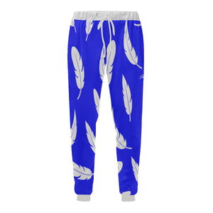 FEATHER BLUE Men's All Over Print Sweatpants