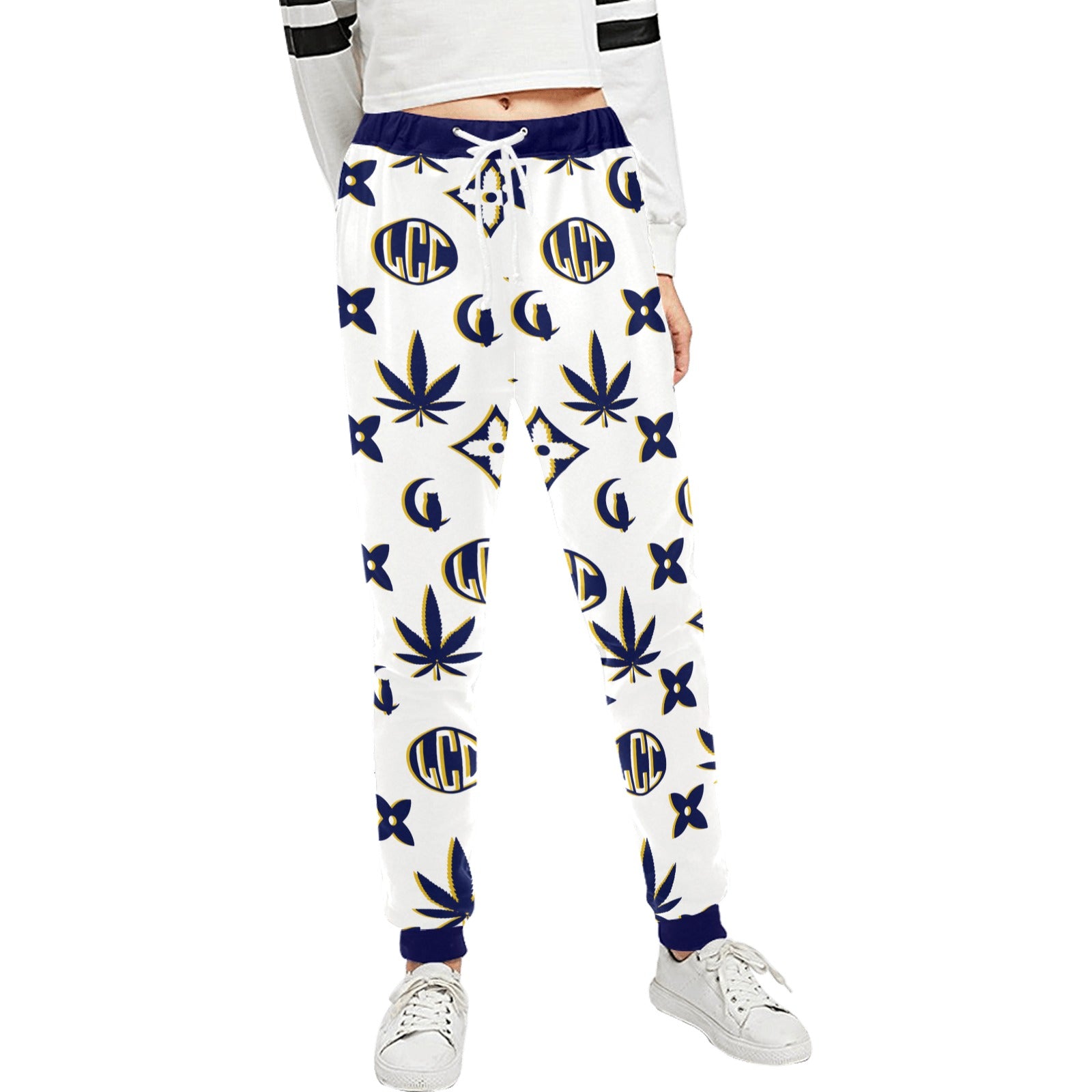 LCC WEEDY COLORS Unisex All Over Print Sweatpants