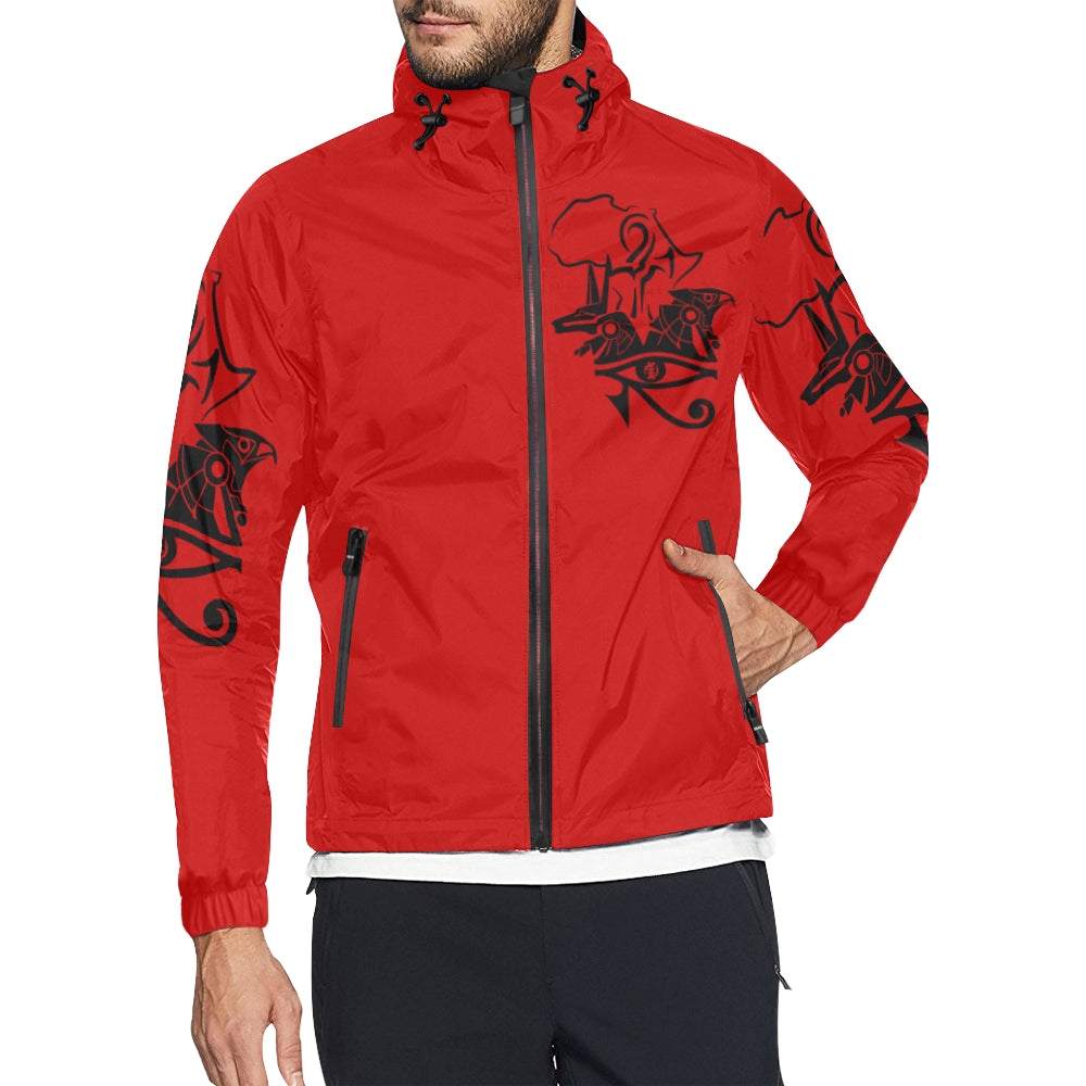 PROTECT BY NTR RED Unisex All Over Print Windbreaker