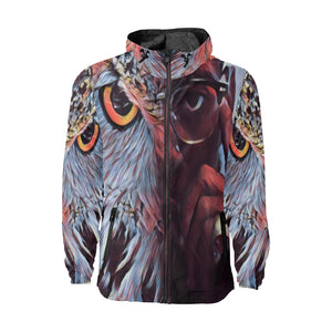 WISE OWL Unisex All Over Print Windbreaker