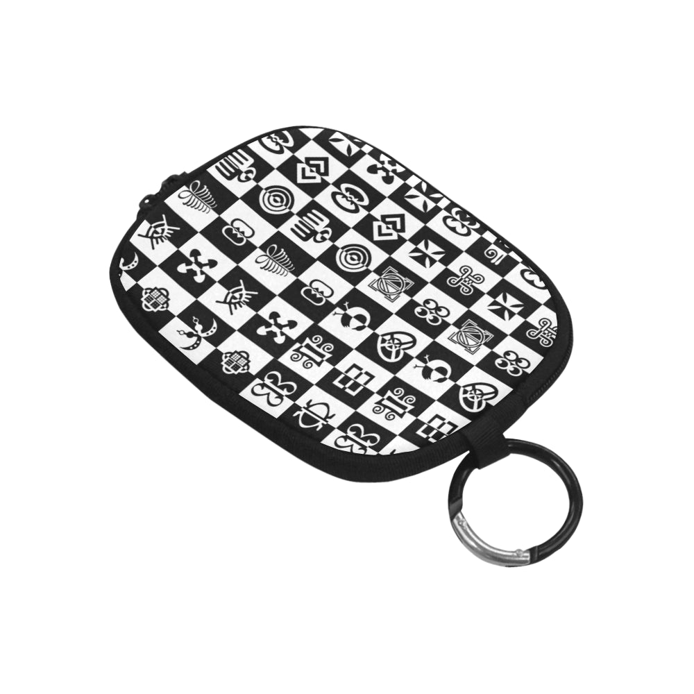 ADINKRA BW Coin Purse