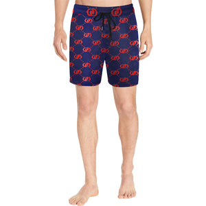 EXCELLENCE Men's Mid-Length Swim Shorts