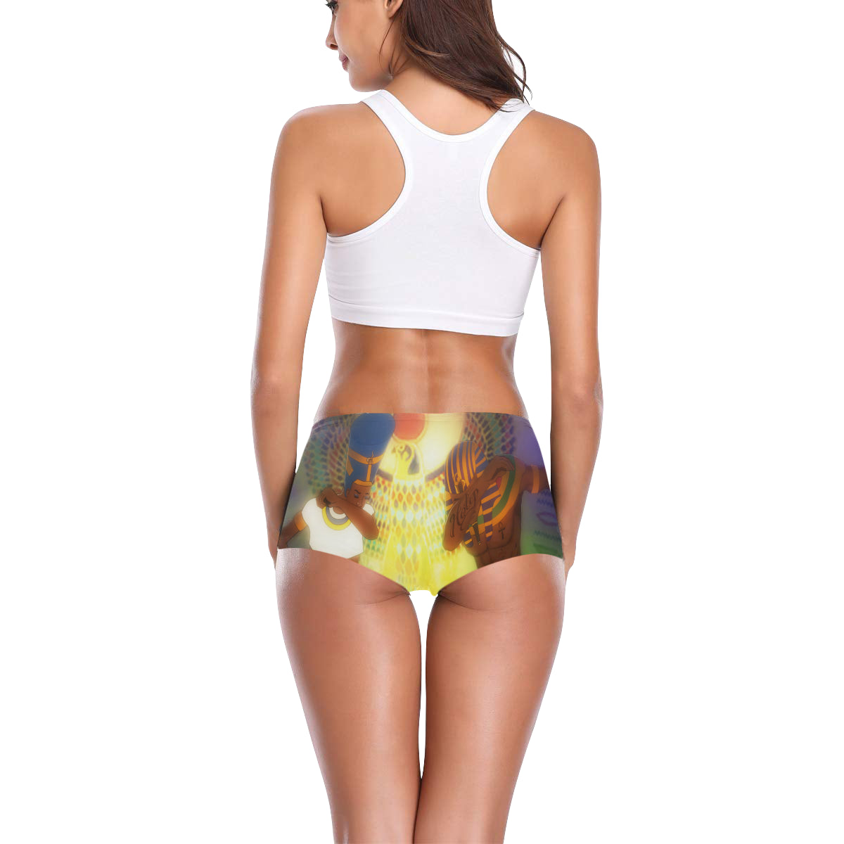 HOTEP DAB Women's All Over Print Boyshort Panties (Model L31)