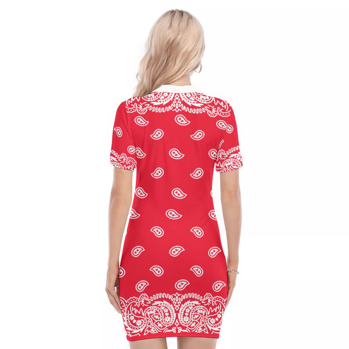 BANDANA FULLY Bs'UP Women's Polo Collar Dress