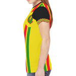 RASTA STYLE New All Over Print T-shirt for Women (Model T45)