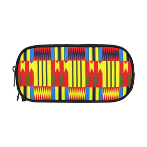 KENTE BLUE Pencil Pouch/Large (Model 1680)