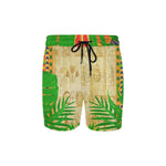 TROPICAL PAPYRUS Men's Mid-Length Swim Shorts