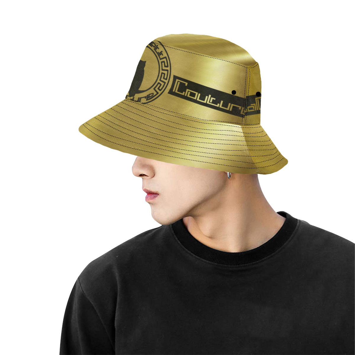 MEDU NETER GOLD All Over Print Bucket Hat for Men