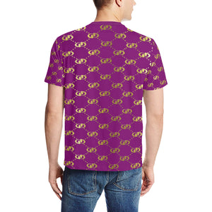 EXCELLENCE PRPLGLD Men's All Over Print T-Shirt