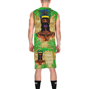 TROPICAL SKI MASK KWEEN All Over Print Basketball Uniform