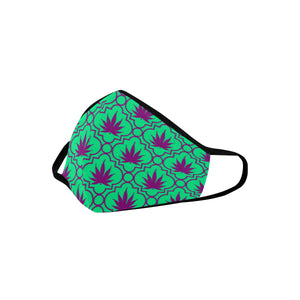 WEEDY PRPLE Mouth Mask in One Piece (2 Filters Included)