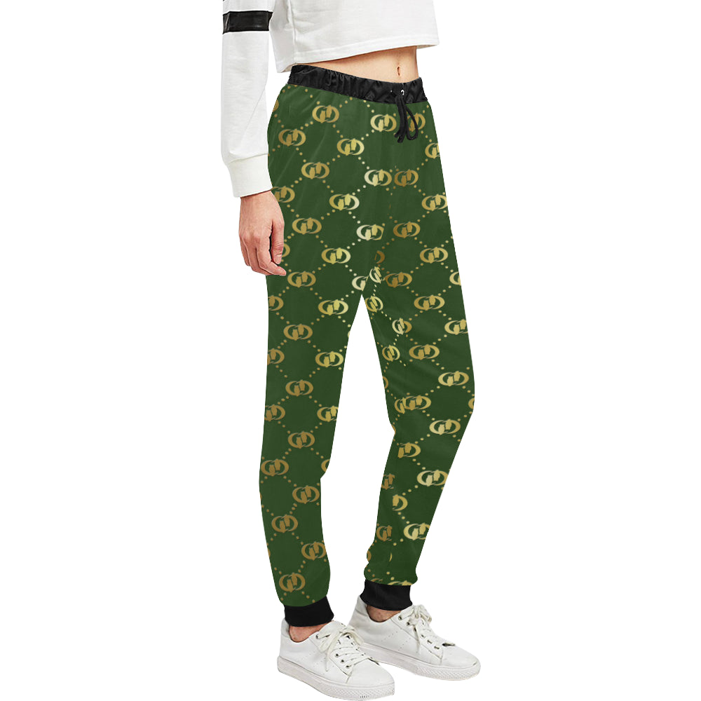 EXCELLENCE KAKIGLD Women's All Over Print Sweatpants (Model L11)