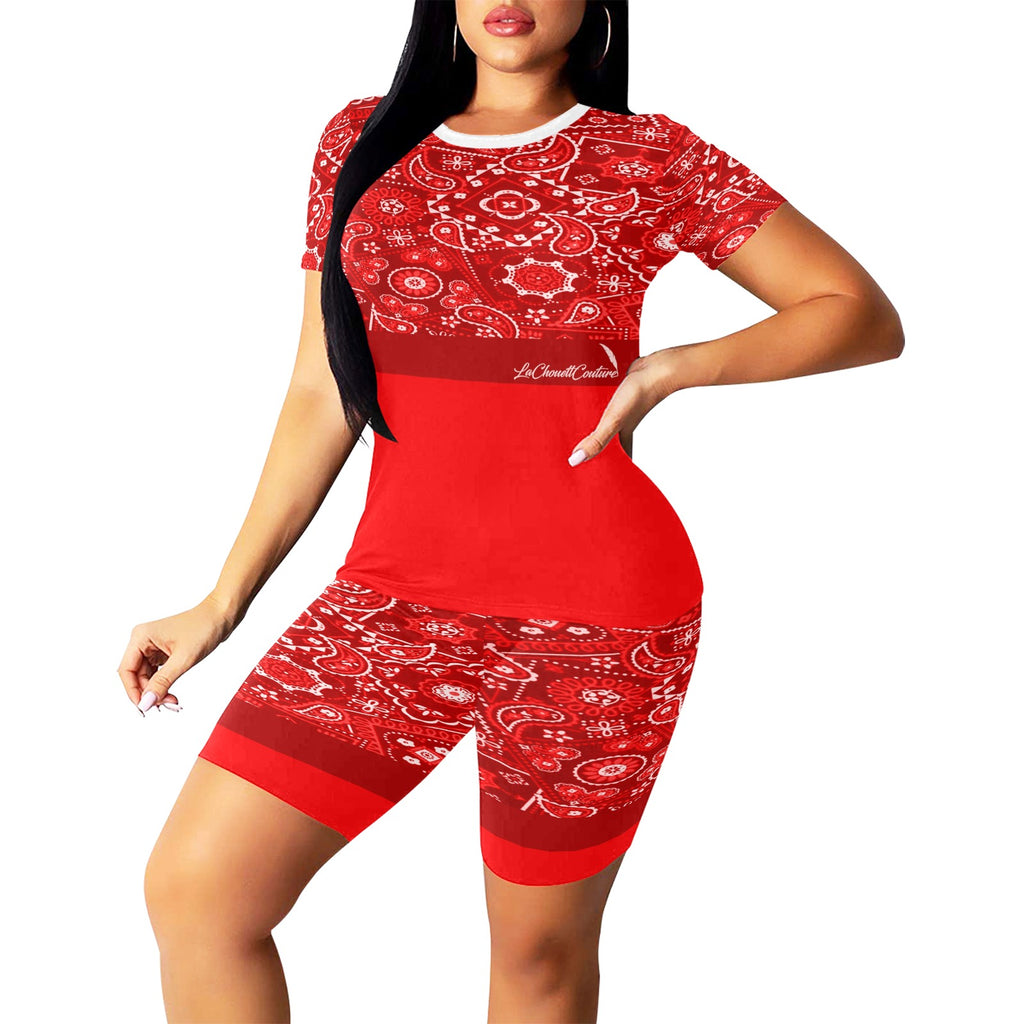 BANDANA VIRAL Women's Short Yoga Set