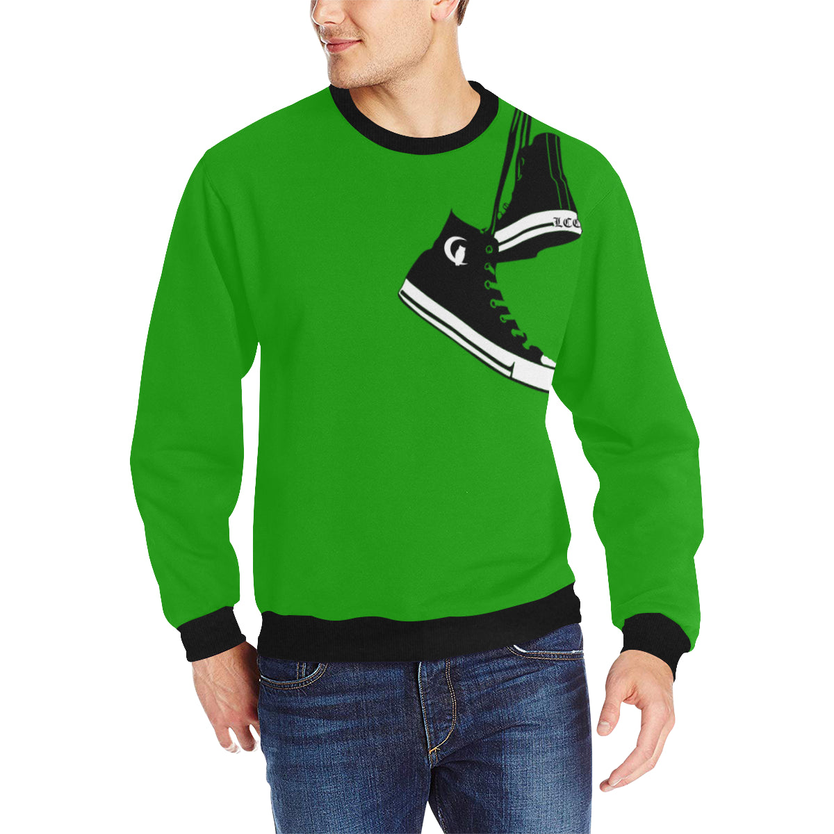 LCC CHUCC T Men's Rib Cuff Crew Neck Sweatshirt