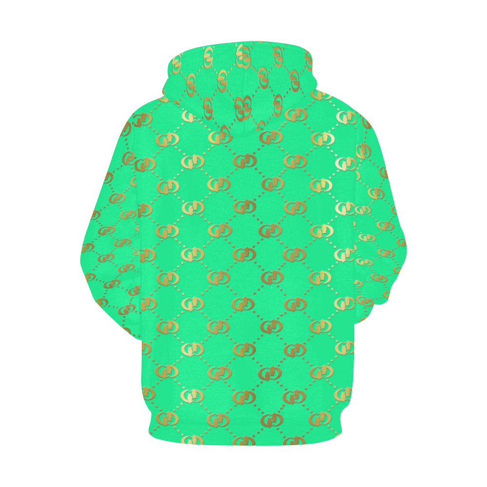 EXCELLENCE TRQGLD All Over Print Hoodie for Men