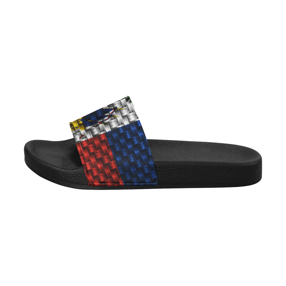 HAITI FLAG Men's Slide Sandals (Model 057)