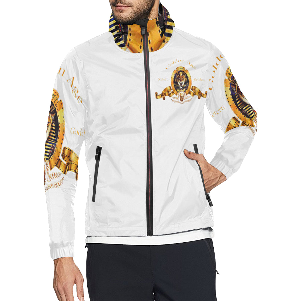 SEKHMET GODDESS WHT Unisex All Over Print Windbreaker