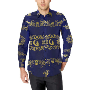 VIP LCC Men's All Over Print Casual Dress Shirt